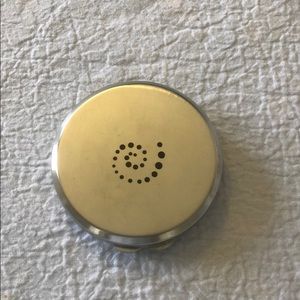 Silver Toned Kameleon Pop Case with Spiral Dot Design